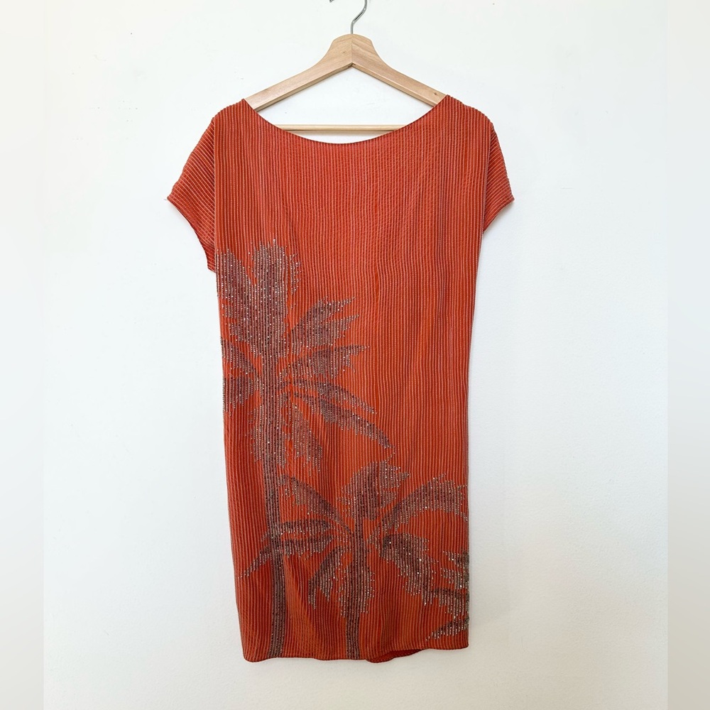 Diane Von Furstenberg Red Silk Dress